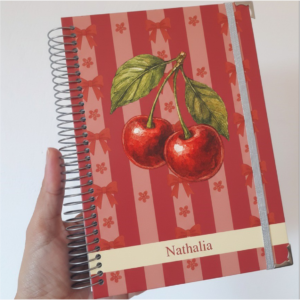 agenda cereja personalizada