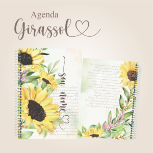 agenda personalizada girassol02