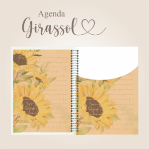 agenda personalizada girassol03