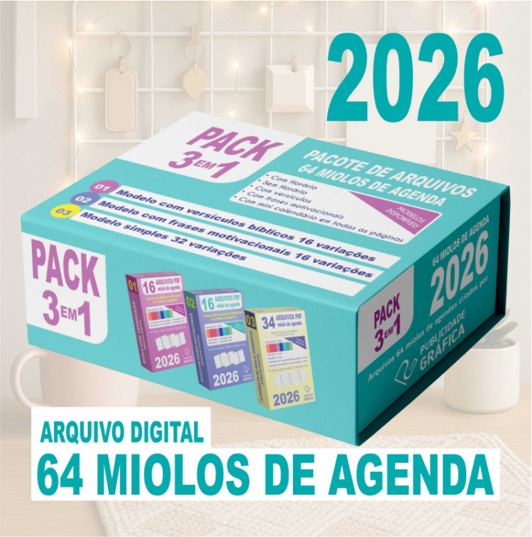 pacote de miolo de agenda