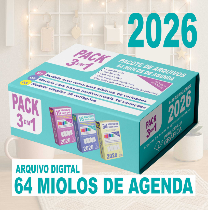 pacote de miolo de agenda
