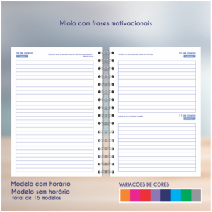 miolo de agenda frases motivacionais