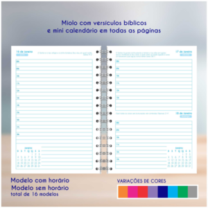 miolo de agenda versículo bíblico