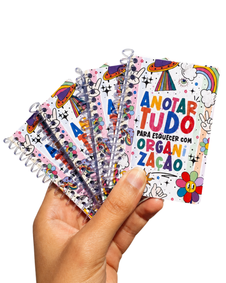 Mini caderninhos personalizados